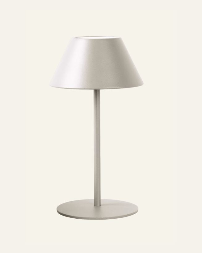 Led lampe lys beige - 10x10x21 cm lys beige - 1