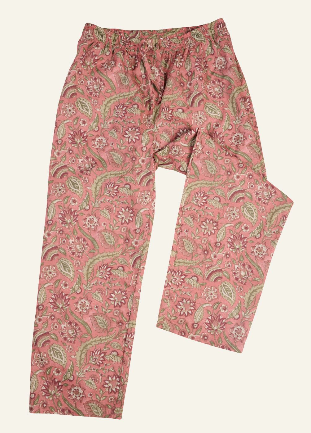 Pyjamasbukse multi rosa - one size multi rosa - 1