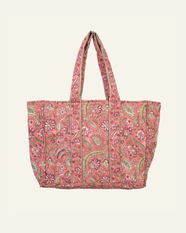 Liten tote bag multi rosa - 30x40 cm multi rosa - 1