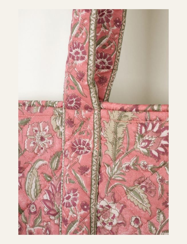 Liten tote bag multi rosa - 2