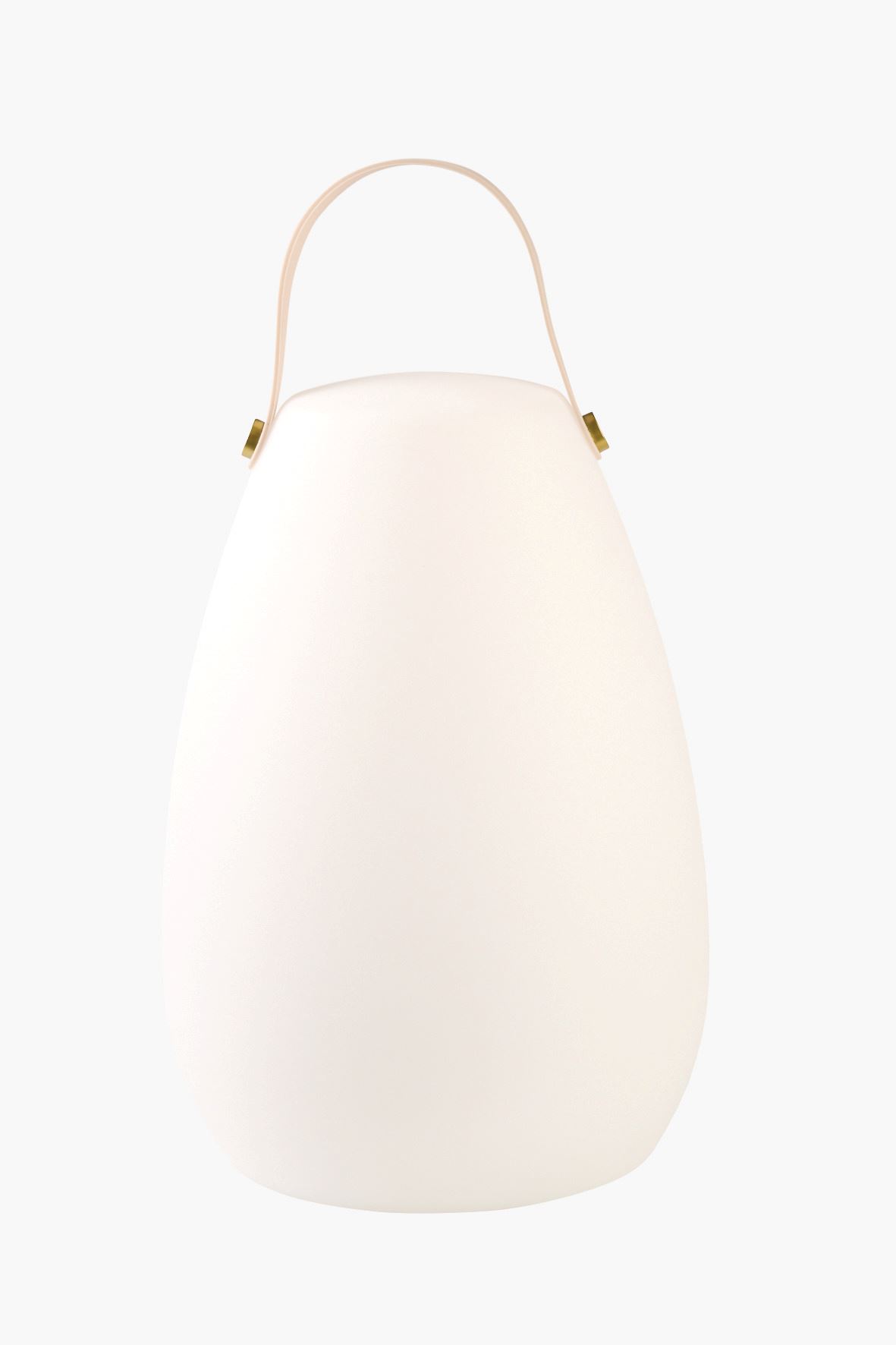 Led lampe lys beige - 18x18x26 cm lys beige - 1