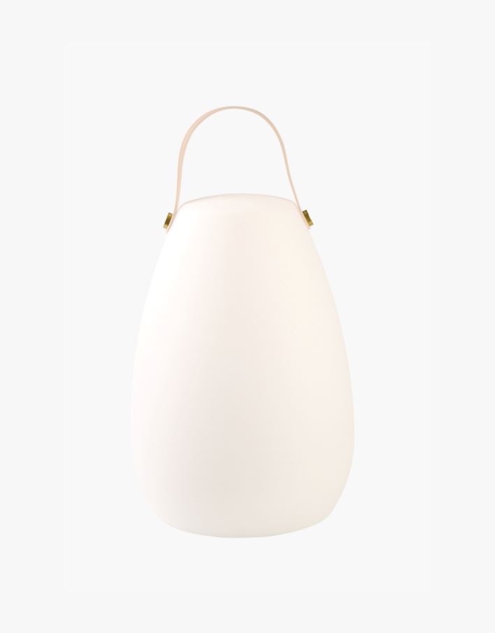 Led lampe lys beige - 18x18x26 cm lys beige - 1