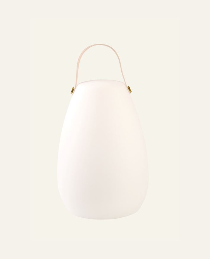 Led lampe lys beige - 18x18x26 cm lys beige - 1