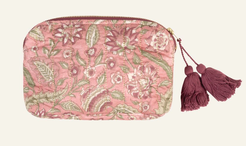Toalettmappe multi rosa - 15x25 cm multi rosa - 1