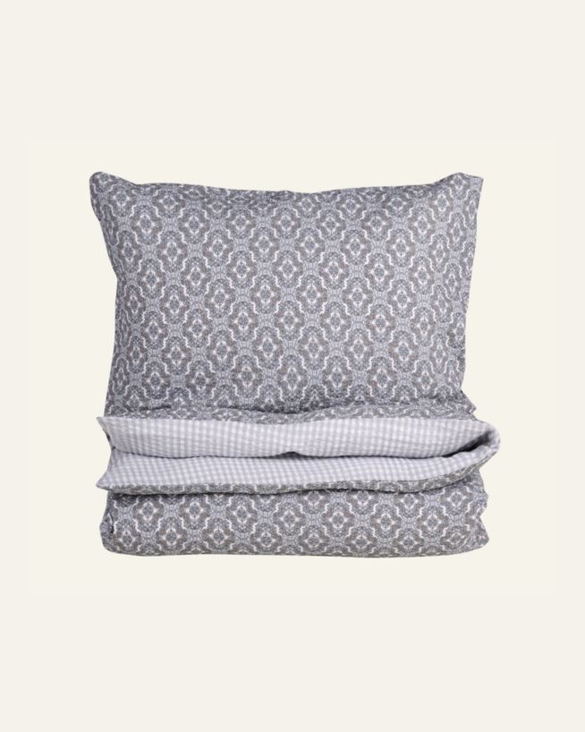 Krepp sengesett multi blå - 140x200 cm multi blå - 1