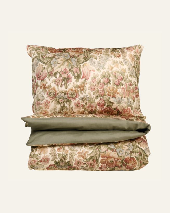 Sateng sengesett multi rosa - 140x200 cm multi rosa - 1