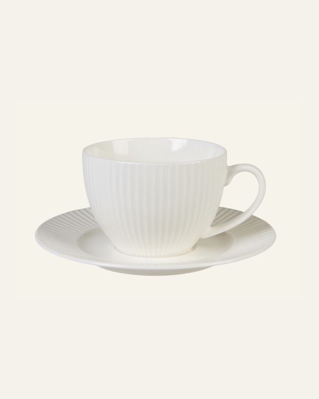 Kopp m/ skål hvit - 250 ml hvit - 1