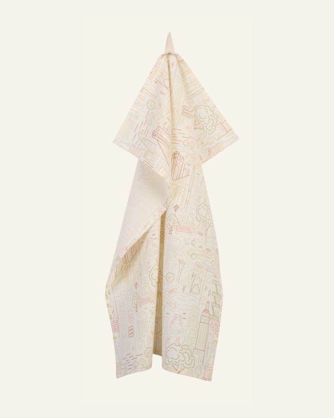 Kjøkkenhåndkle multi offwhite - 70x50 cm Multi offwhite - 1