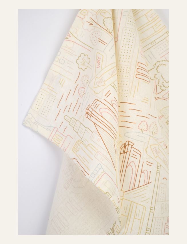 Kjøkkenhåndkle multi offwhite - 2