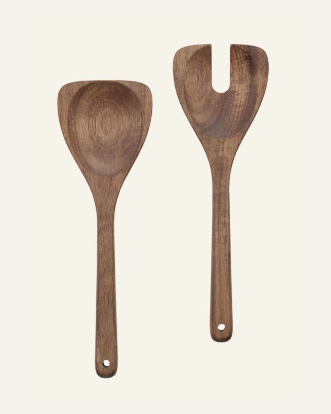 Salatbestikk brun - 25x8,2 cm brun - 1