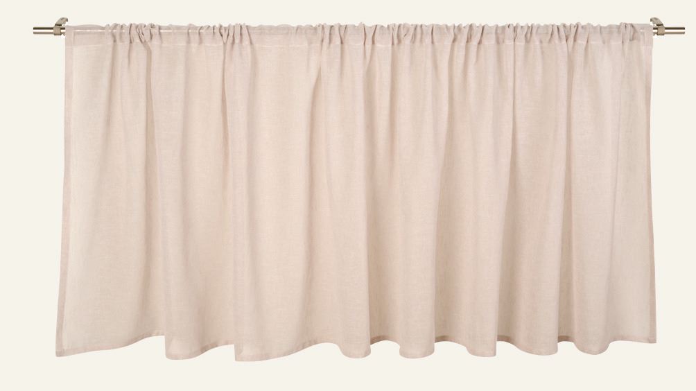 Gardinkappe lang lys beige - 3