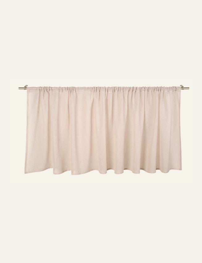 Gardinkappe lang lys beige - 3