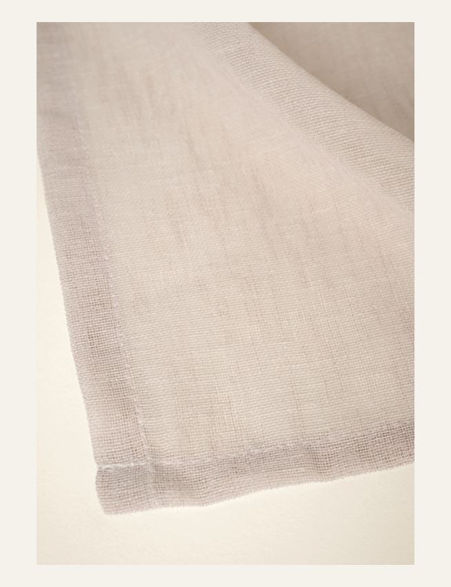 Gardinkappe lang lys beige - 8