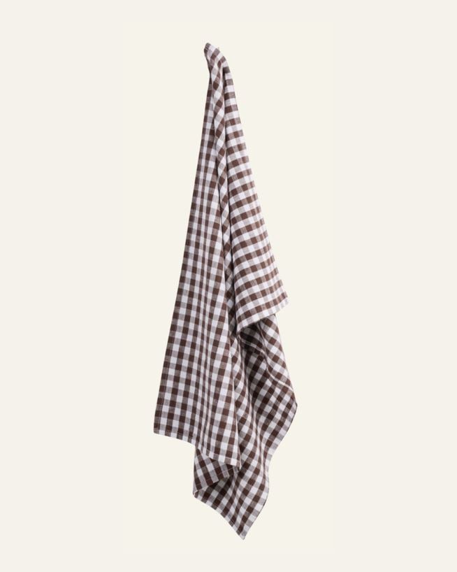 Kjøkkenhåndkle brun - 70x50 cm brun - 1