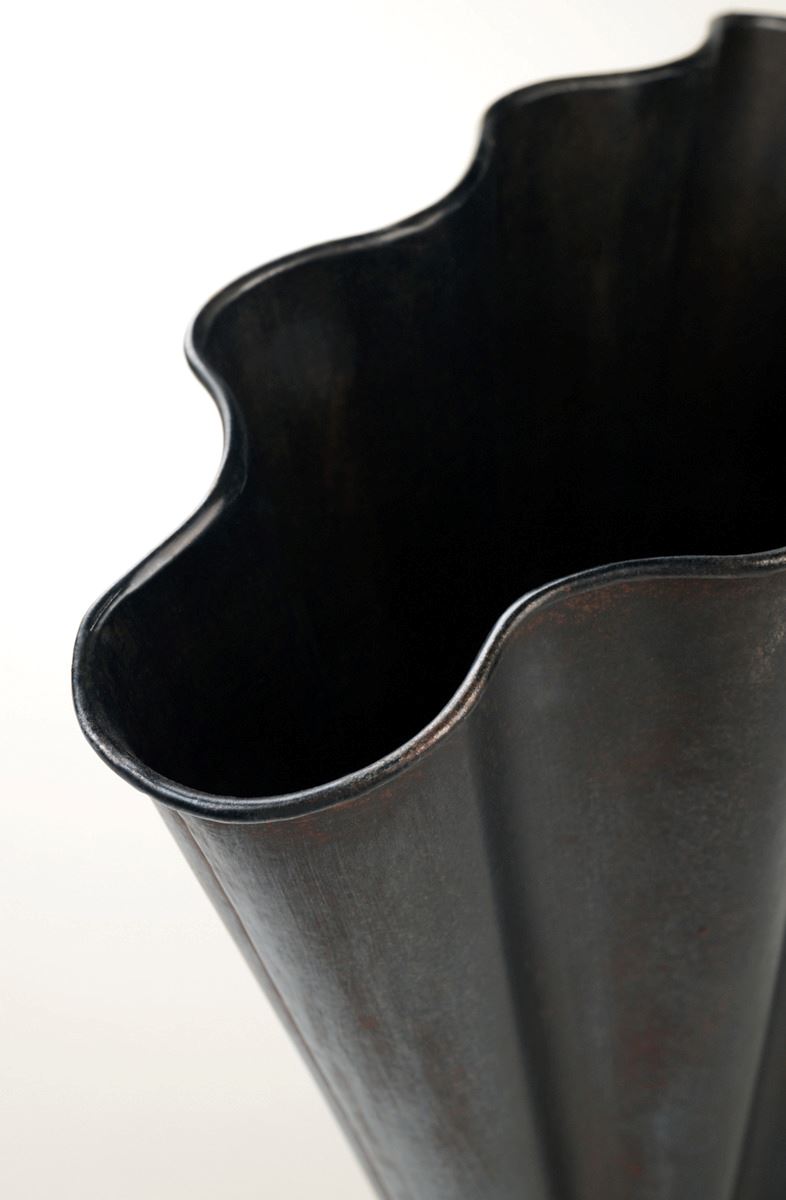 Dekorvase mørk grå - 3