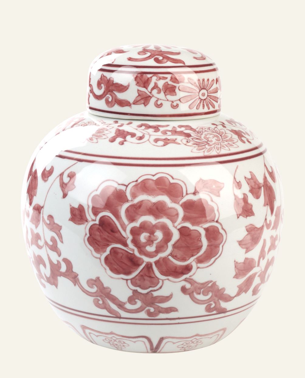 Krukke multi rød - 18,5x18,5x20 cm multi rød - 1