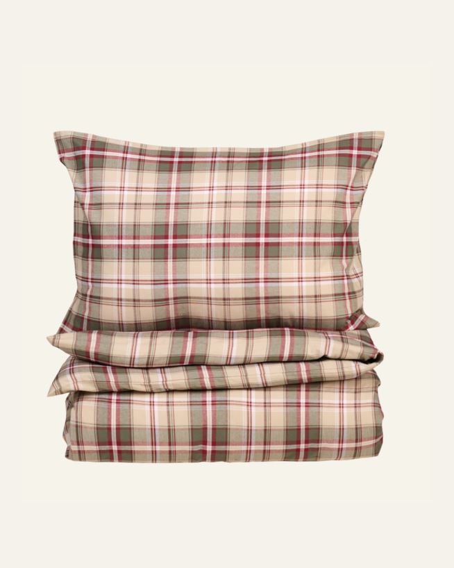 Garnfarget bomull sengesett multi - 140x200 cm/50x70 cm multi - 1