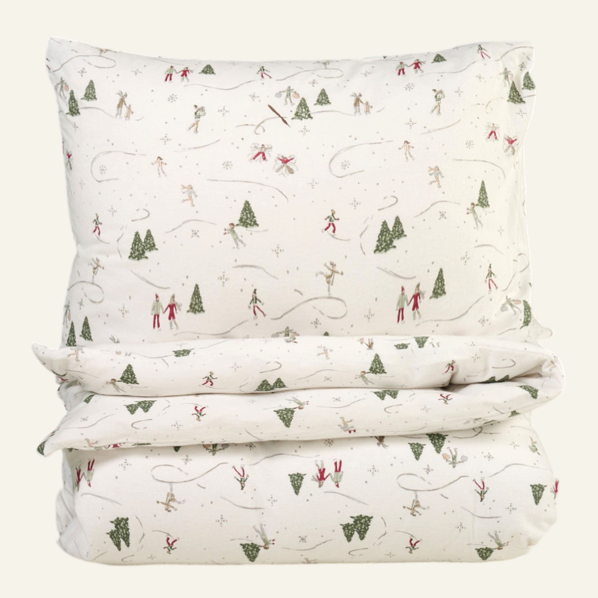 Flanell sengesett              multi - 200x220 cm multi - 1