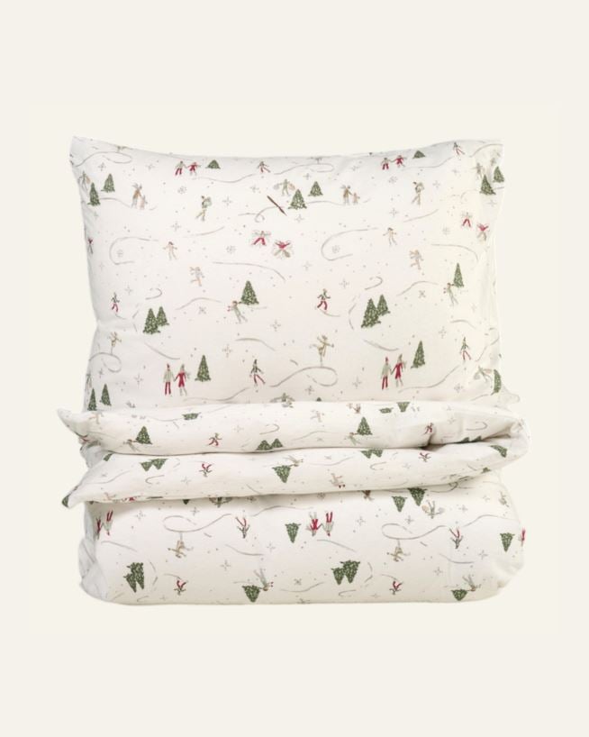 Flanell sengesett multi - 200x220 cm multi - 1