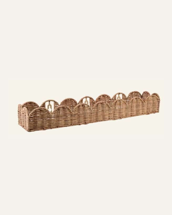 Hylle mørk grønn - 40x12x8 cm mørk grønn - 1