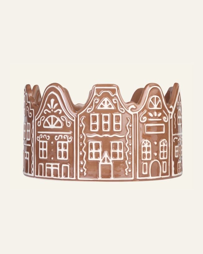 Bolle mørk brun - ø21 h12 cm mørk brun - 1