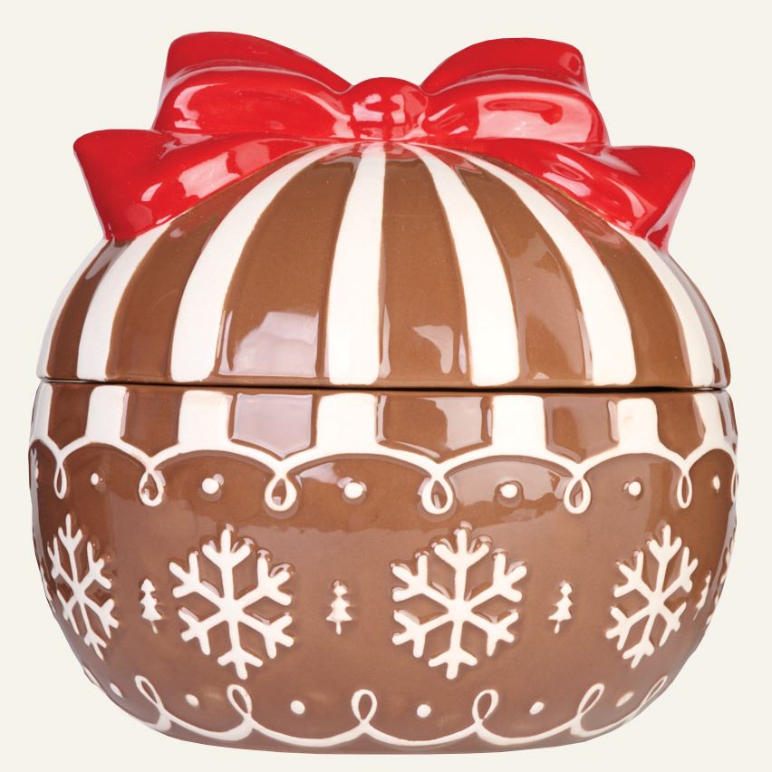Krukke m/lokk mørk brun - ø16 h16 cm mørk brun - 1