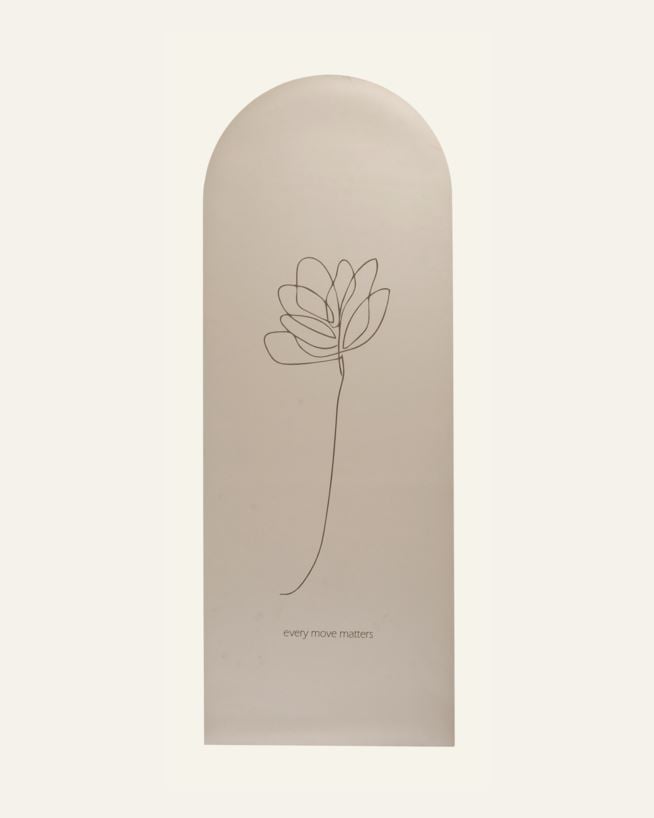 Yoga matte beige - 68x182 cm beige - 1