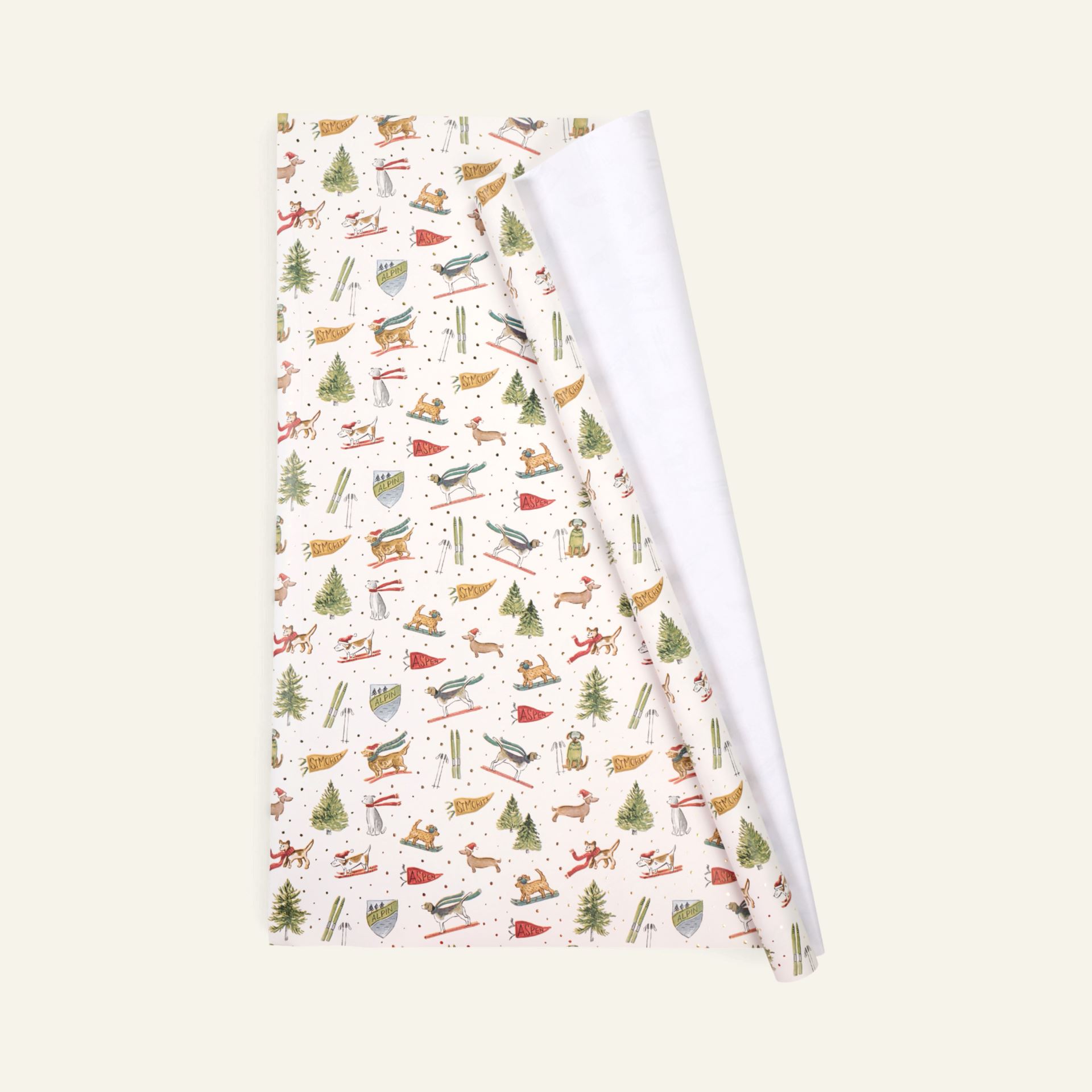 Gavepapir multi hvit - 70cm x 3m multi hvit - 1