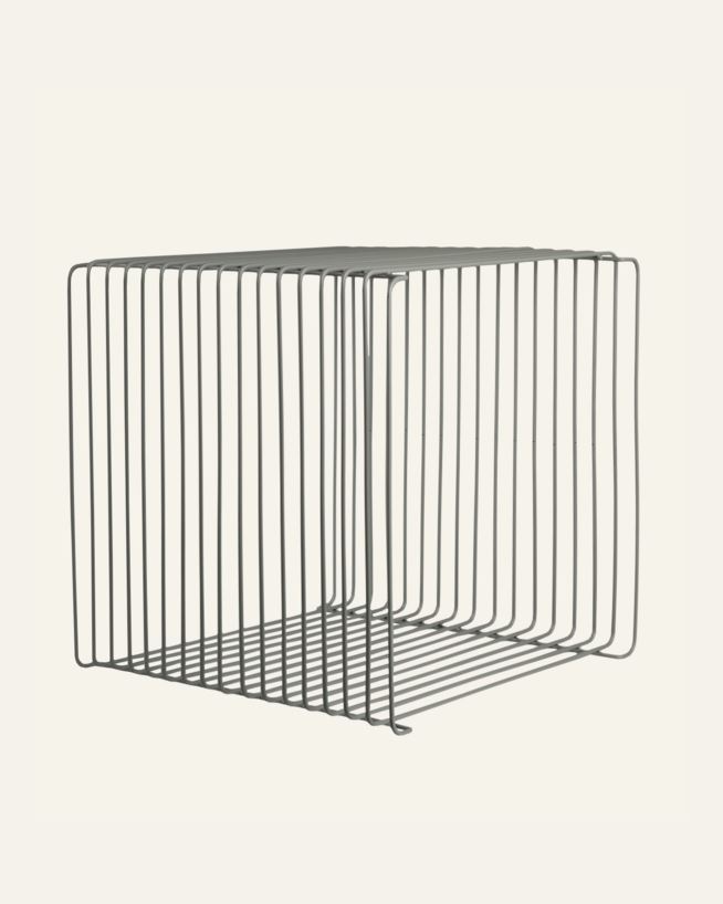 Sidebord grågrønn - 35x35x35 cm Grågrønn - 1