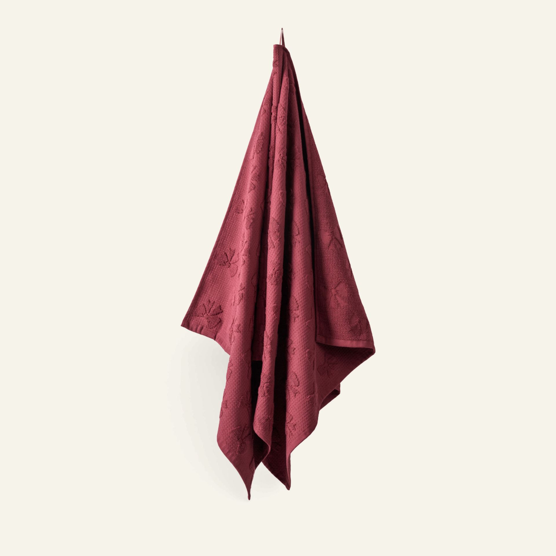 Håndkle mørk rød - 70x140 cm mørk rød - 1