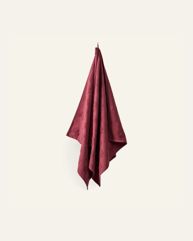 Håndkle mørk rød - 70x140 cm mørk rød - 1