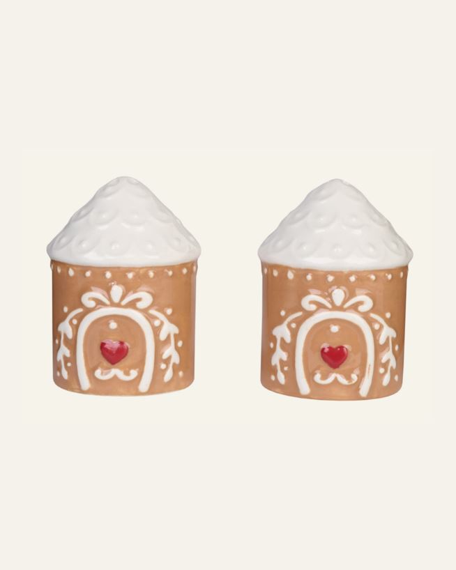 Salt og pepper bøsse brun - 2 stk brun - 1
