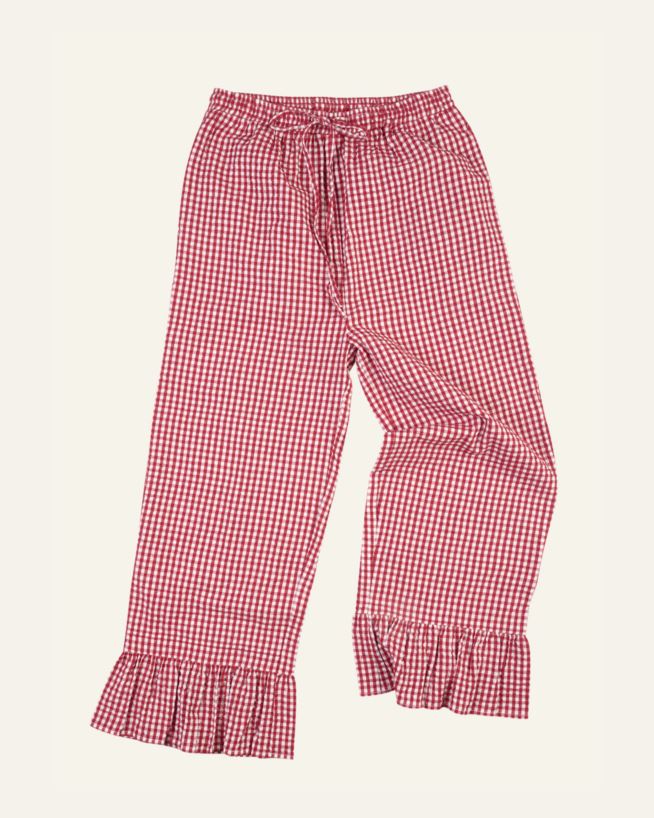 Pyjamasbukse rød - one size rød - 1