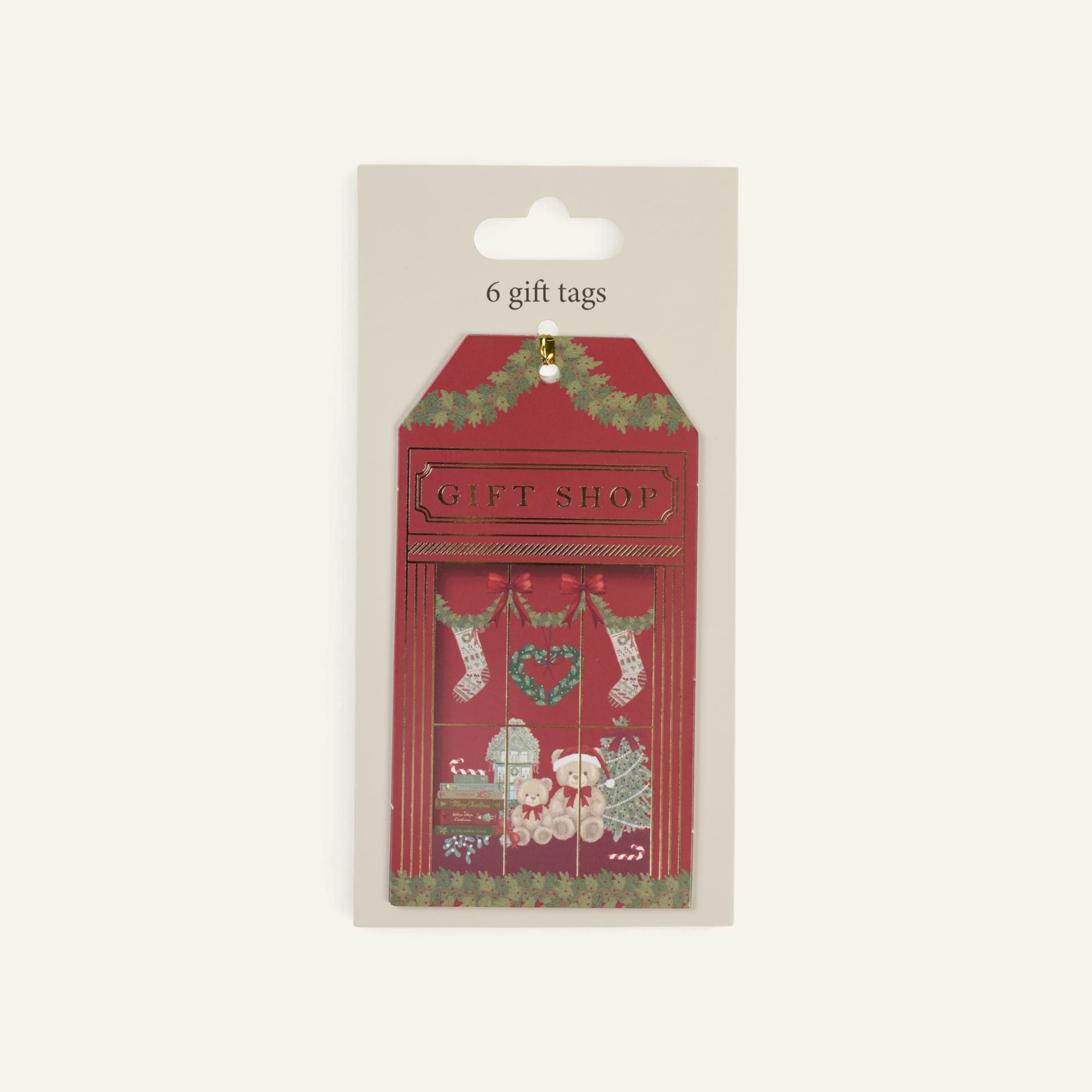 Merkelapp rød - 7,4x14 cm rød - 1
