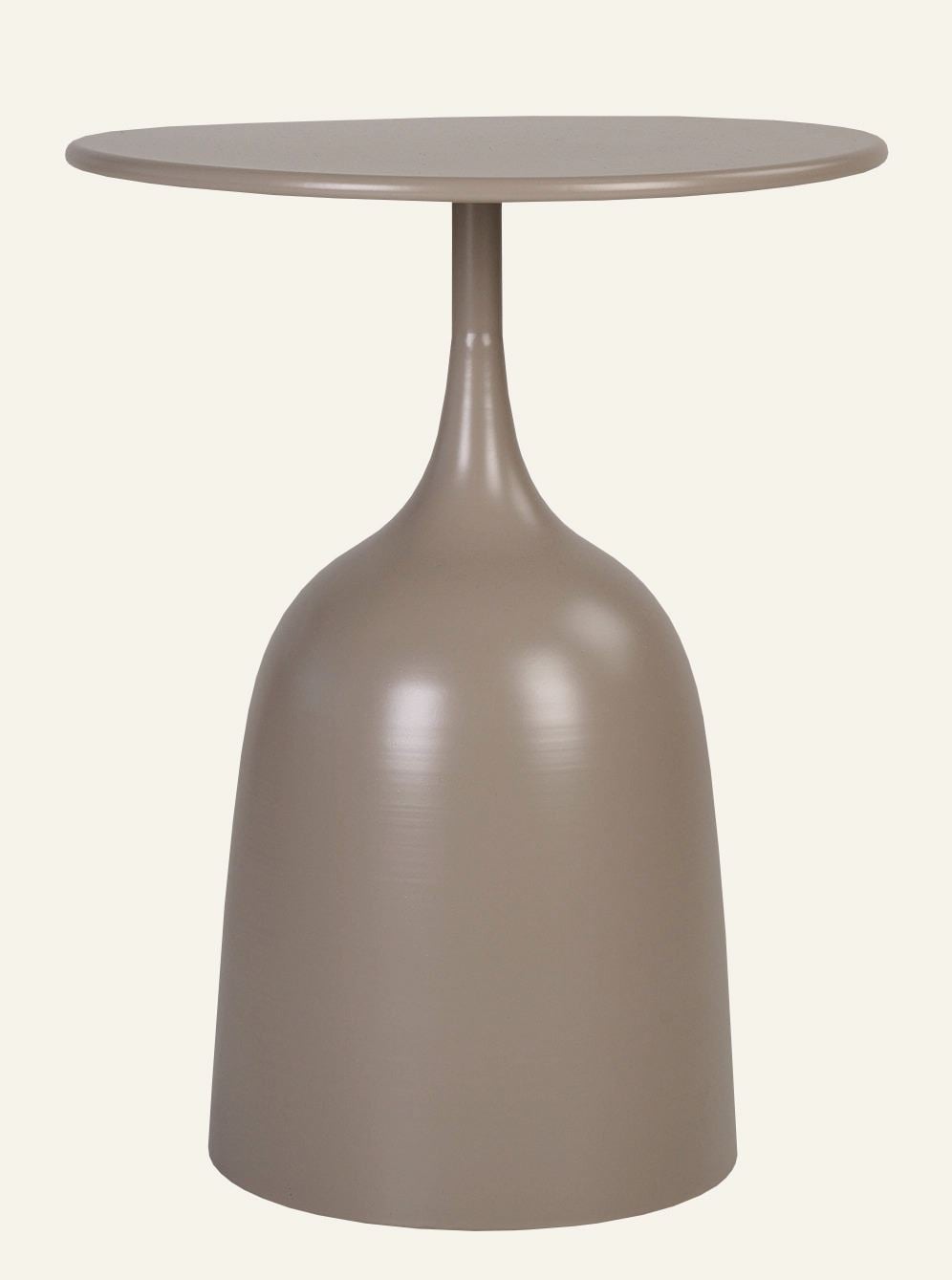 Sidebord mørk beige - ø39x50cm Mørk beige - 1
