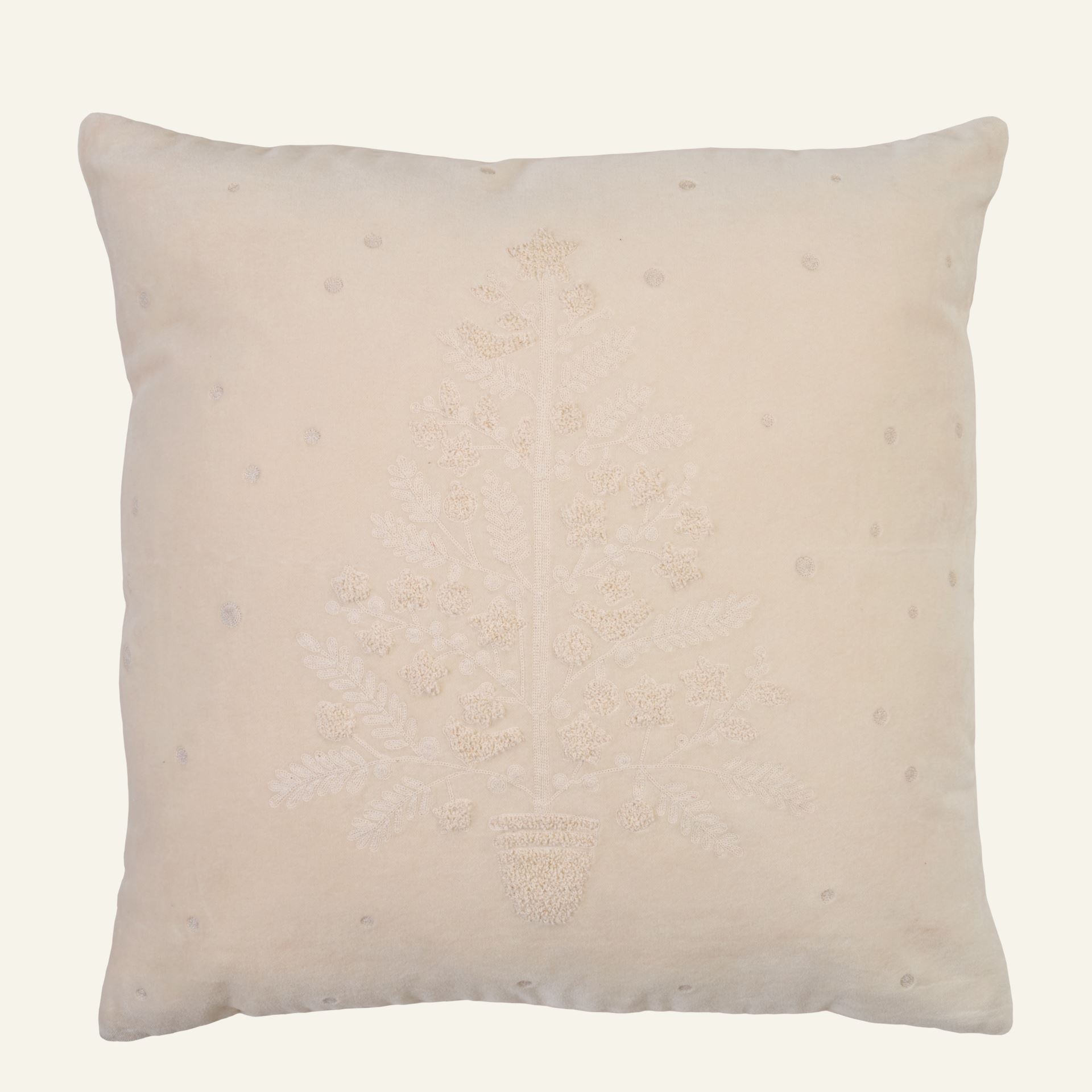 Pynteputetrekk offwhite - 50x50 cm offwhite - 1