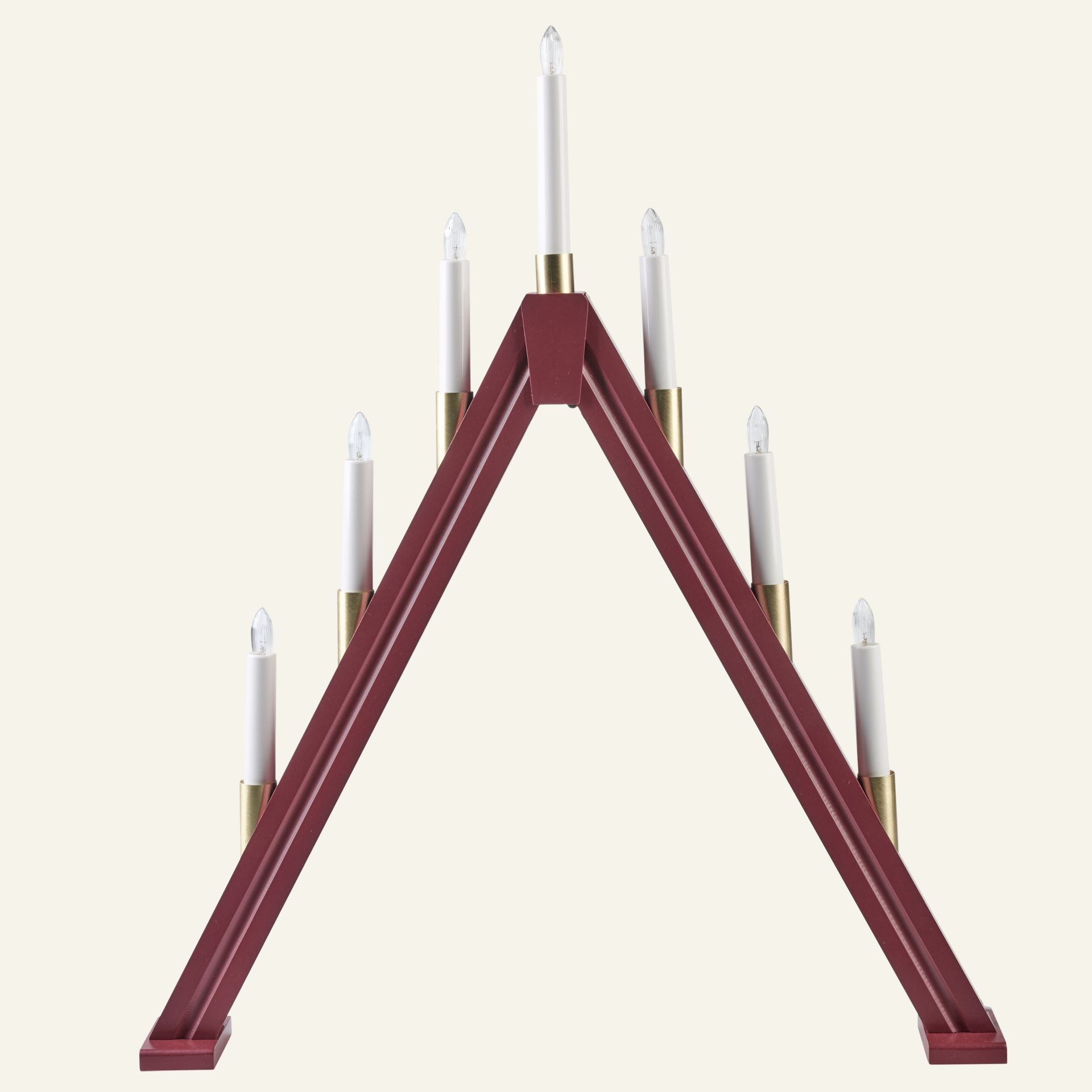 Adventsstake rød - 50x7x58,8 cm rød - 1