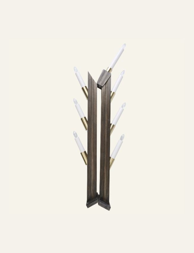 Adventsstake grå - 2