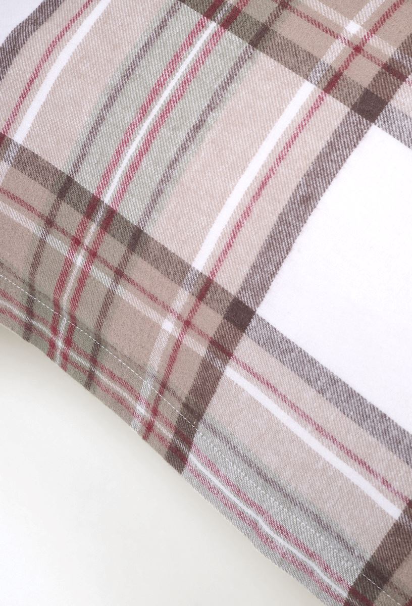Garnfarget flanell hotellputevar multi - 2