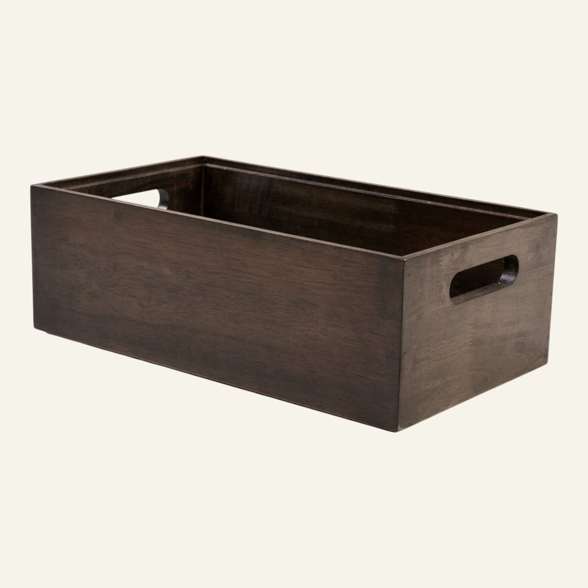 Stablebar oppbevaringsboks brun - 35x20x12 cm brun - 1