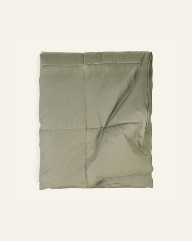 Pledd mørk grønn - 130x170 cm mørk grønn - 1