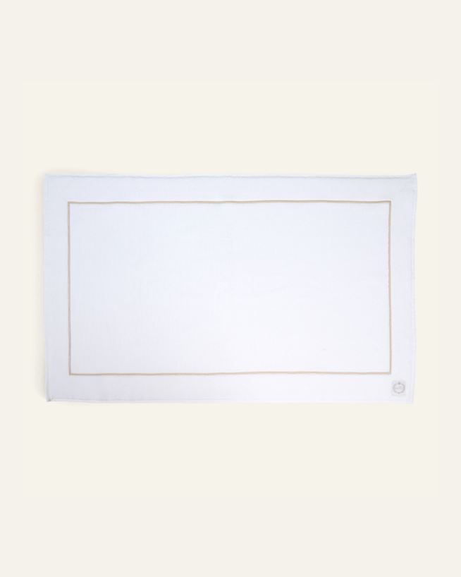 Badematte hvit - 60x100 cm hvit - 1