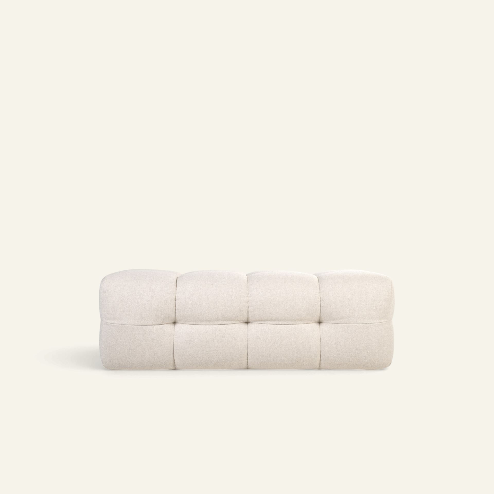 Puff lys beige - 139x56x48 cm lys beige - 1