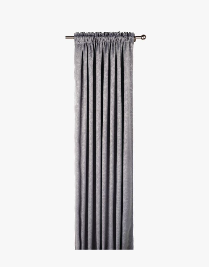 Caledonia lysdempende gardin grå  - 140x160 cm grå - 1