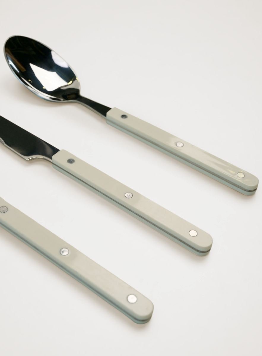 Bestikk 3 deler hvit - 3