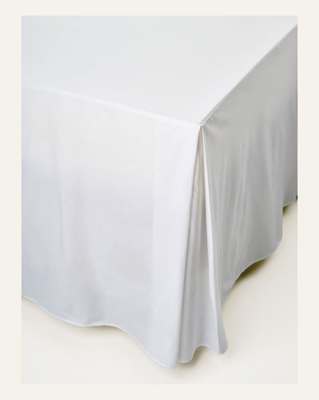 Kappelaken hvit - 180x200 cm hvit - 1
