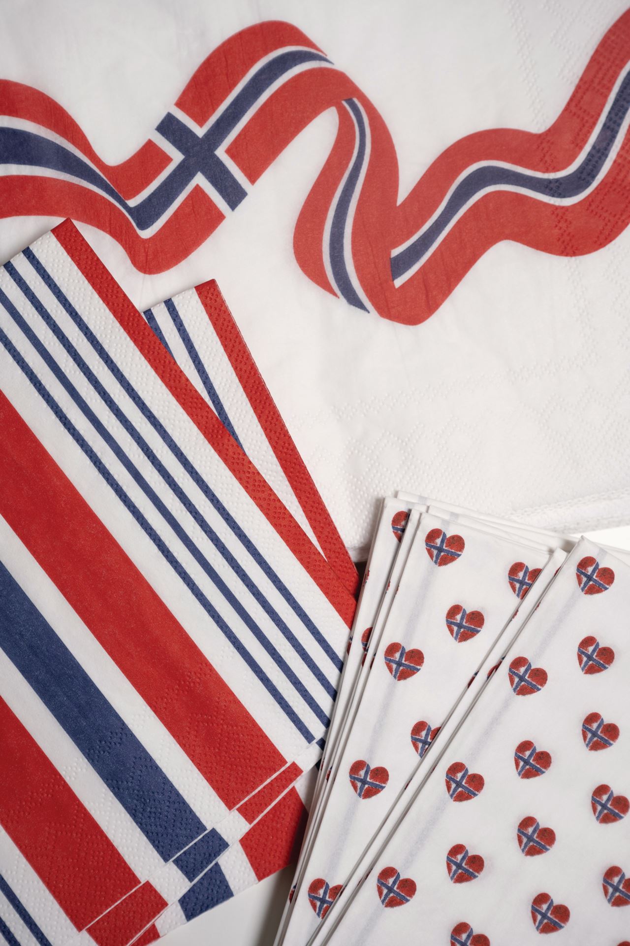 Buffet papirservietter hvit - 2