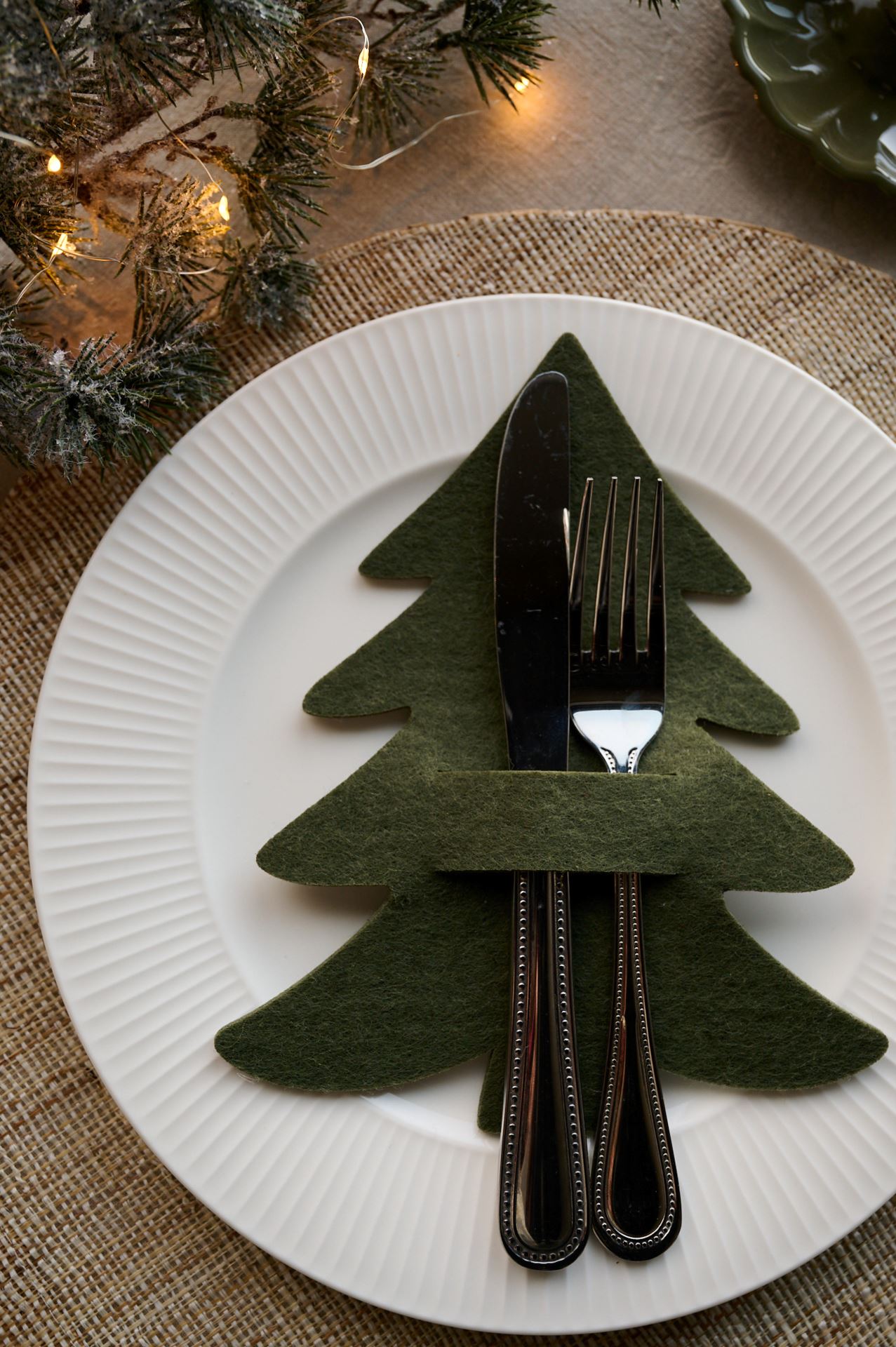 Bestikkholder grønn - 21 cm grønn - 1