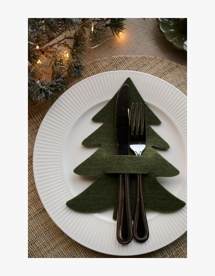 Bestikkholder grønn - 21 cm grønn - 1