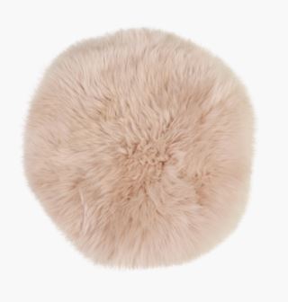 Kid Longwool Sitteunderlag Natur 34 cm